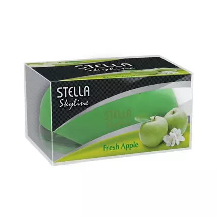 Stella Skyline Liquid Car Air Freshener Fresh Apple 70ml (Pack of 24Pcs)