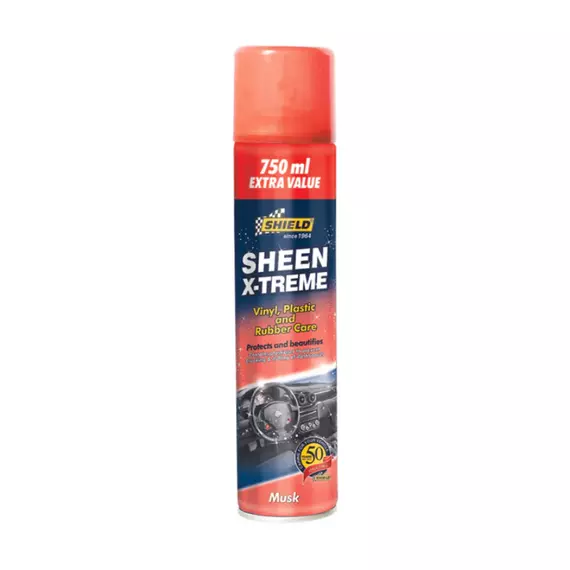 Shield-Auto Sheen Xtreme Vinyl Plastic N Rubber Care 750ml Musk SH242