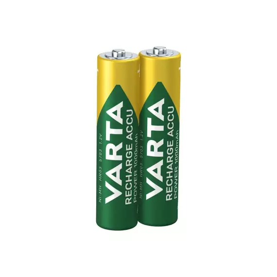 VARTA AAA Nimh Rechargeable Battery 1000Mah , Battery Type: NiMH (Nickel-Metal Hydride), Size: AAA, Voltage: 1.2V – typical for NiMH rechargeable batteries 17238