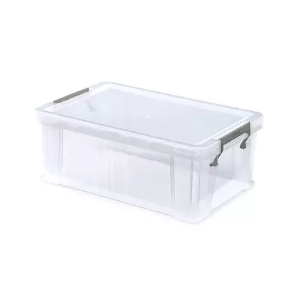 TBP Lock Type Storage Bin - 7 Ltrs - Transparent