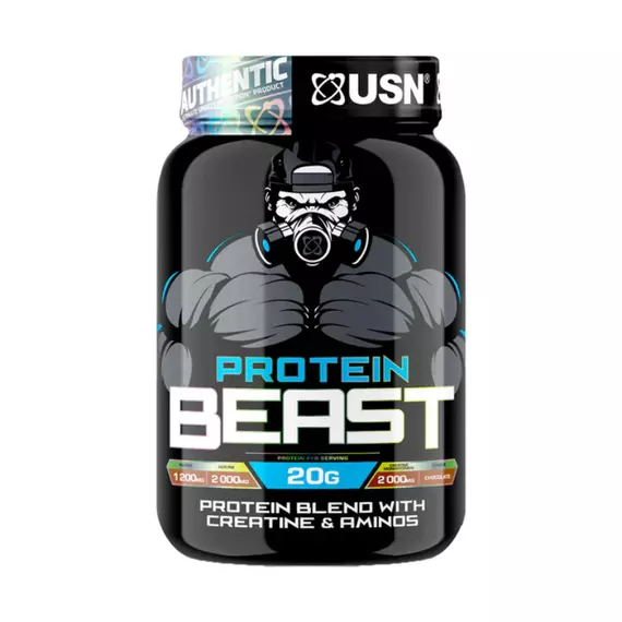 Beast Protein Blend 800g - Chocolate Flavor with Creatine and Amino Acids, 20g Protein per Serving With 2000mg of Creatine and 1200mg of Taurine  (2 Scoops).