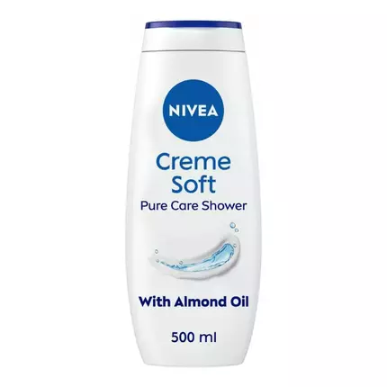Nivea Shower Gel Creme soft 500ml 80802 (Pack of 6pcs)