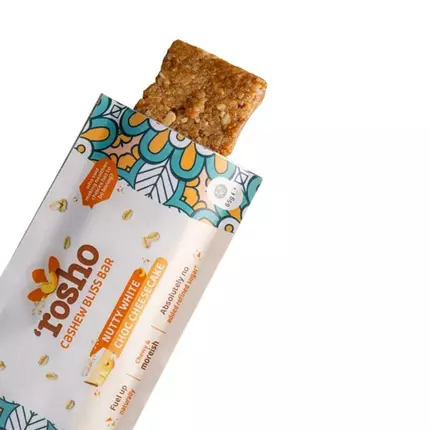 Rosho Oat Bar Nutty White Chocolate Cheesecake 65g