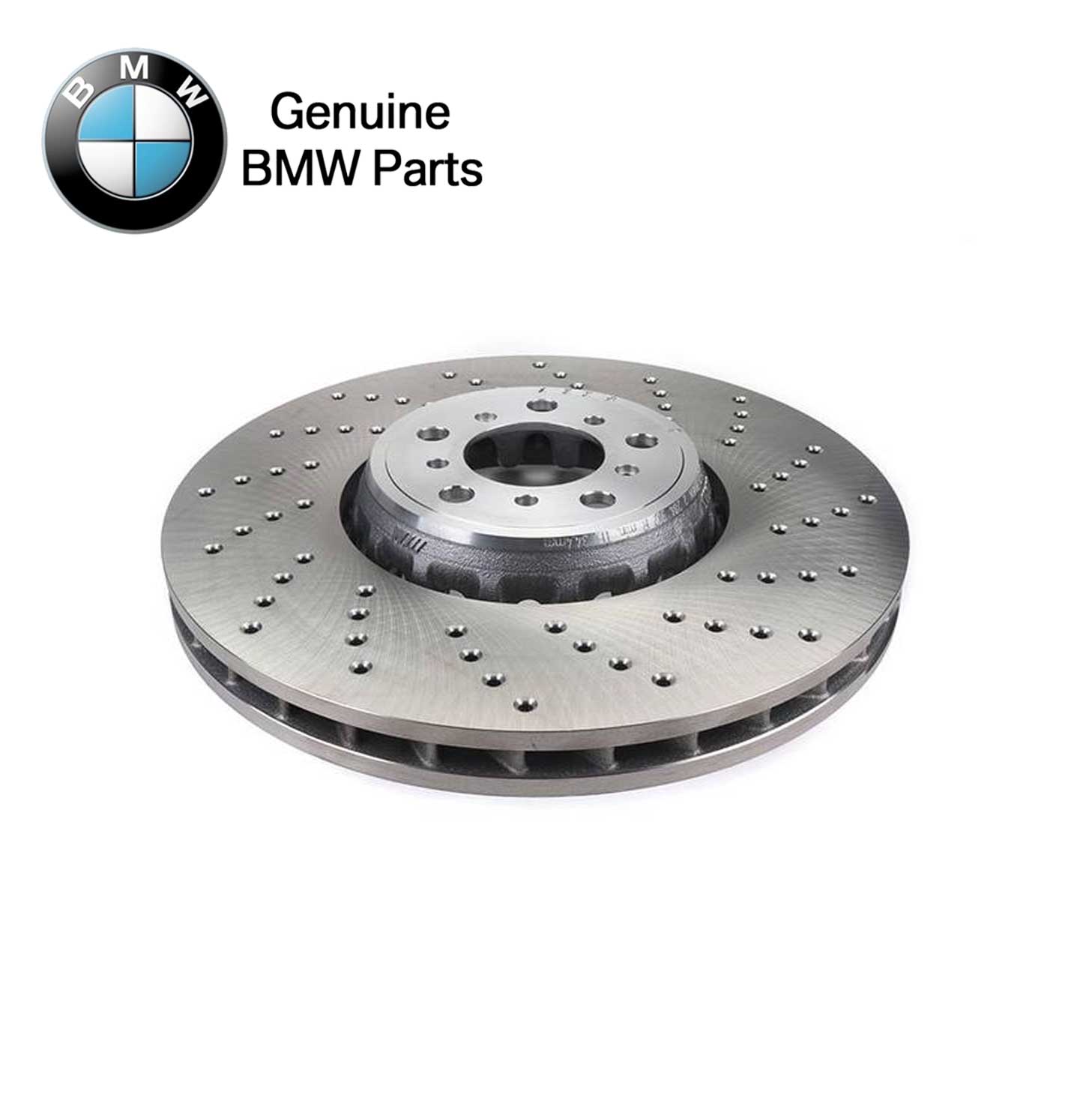 BMW Genuine BRAKE DISC FRONT RIGHT (Original Parts Without Sticker Level and Neutral Box) X5 X6 34112284902