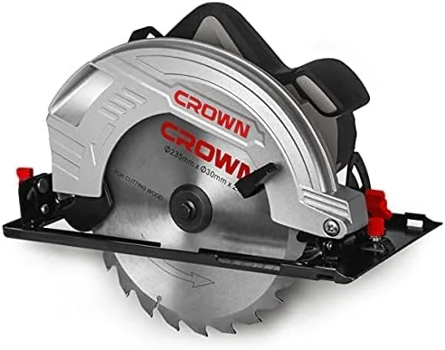 Crown Professional Circular Saw 235mm/ 9 Inch, 2000W with Dust Exhaust Pipe CT15210-235