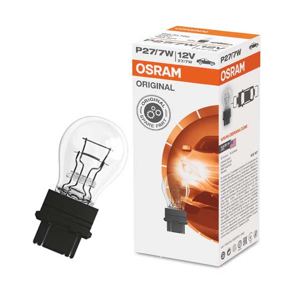 OSRAM Original BULB ­P27/7W, 12V 27/7W Indicator, 3157