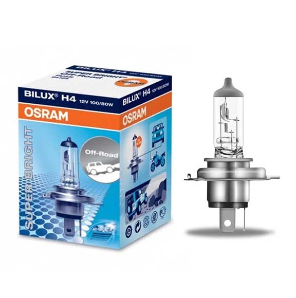 OSRAM BULB H4 Halogen, 12V 100/80W Spotlight 62203