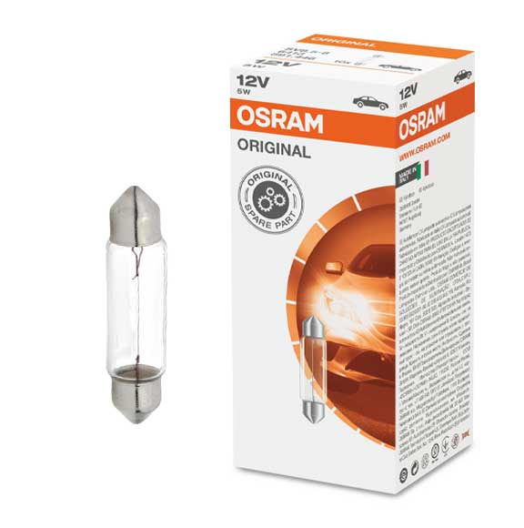 OSRAM ORIGINAL BULB 12V 5W, Interior Light 6413