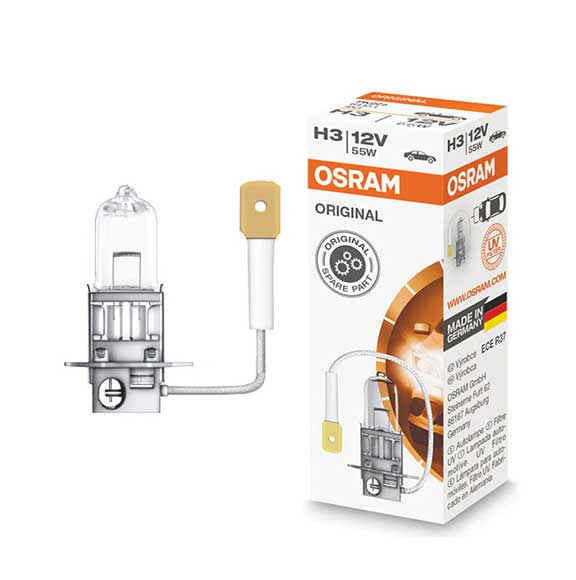 OSRAM ORIGINAL BULB H3 Halogen 12V, 55W Spotlight 64151
