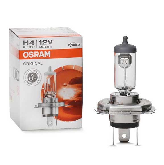 OSRAM ORIGINAL BULB H4 Halogen, 12V 60/55W Spotlight 64193
