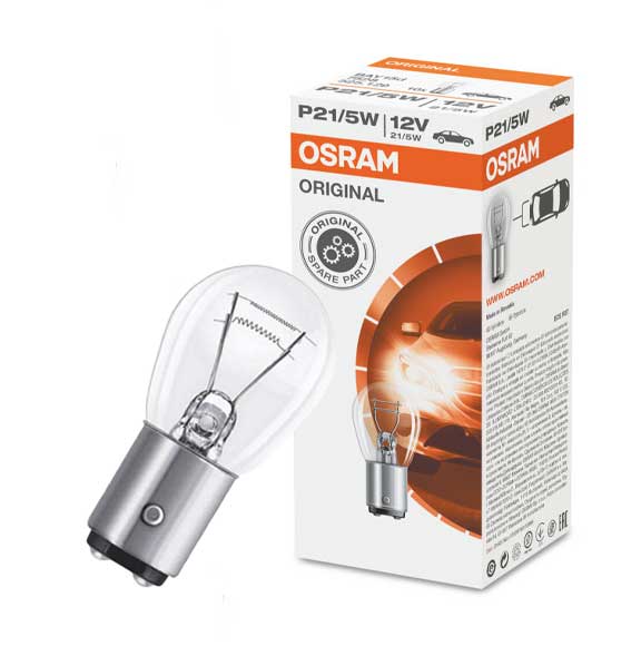 OSRAM ORIGINAL BULB P21/5W STOP LIGHT BULB 12V 21/5W Indicator 2PIN 7528