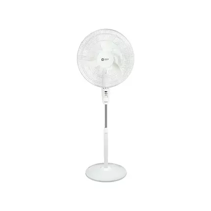 Orient Stand Fan 18"/450mm 64W with 3 Blades White Stand 38