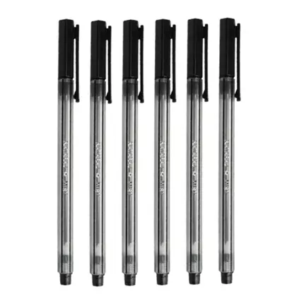Nataraj Mist Pen 621 0.7mm 6pcs Black P06234