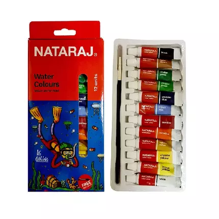 Nataraj Water Colour 12 Colours P06981