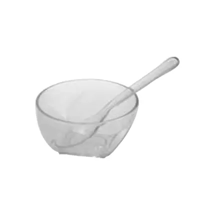 Cello Pudding Bowl with Spoon 95 x 50mm (Pack of 12)