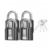 Total Iron Key Alike Padlock 38mm with Waterproof Rubber Cover, Iron Brass, 4 keys 4pcs Set TLK31T4382