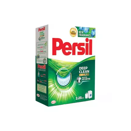 Persil Washing Machine Detergent Powder 2.25kg for Front and Top Load Washing Machine, Deep Clean Plus, Boosted Anti-Greying (Pack of 6)