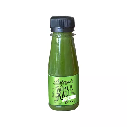 Dabaga's Pili Pili Kali Moto Green 100gm Bottle Pack of 24pcs