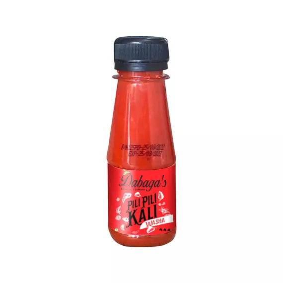 Dabaga's Pili Pili Kali Washa Red 100gm Bottle Pack of 24pcs