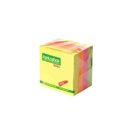 Fantastick Post It 2x2 Thick Neon 4-Color 16323