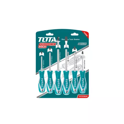 Total Screwdriver Set 6pcs THT250606
