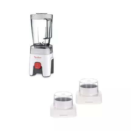 Moulinex Genuine Blender 1.75L with 2 Mills 500W LM242B27 France