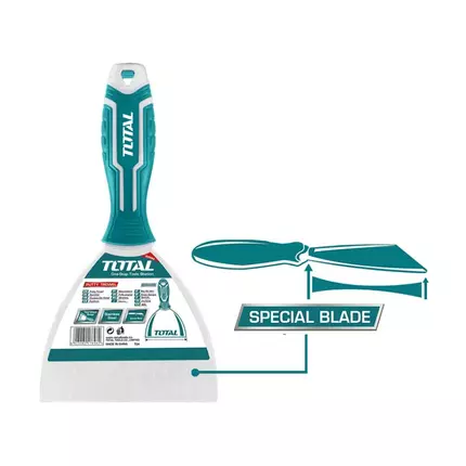 Total Putty Trowel 125mm Aluminum Head THT6831256