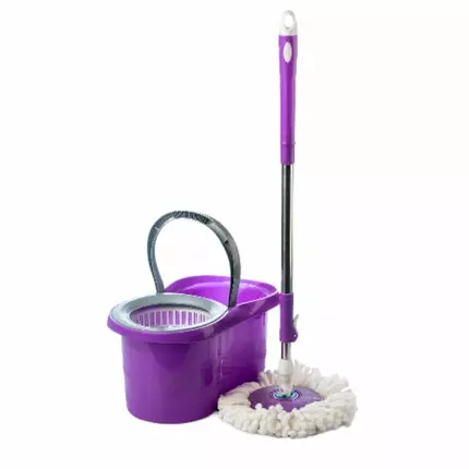 TBP Mop Bucket Spinner Set with Height Adjustable Pole & Telescopic Lock 1367