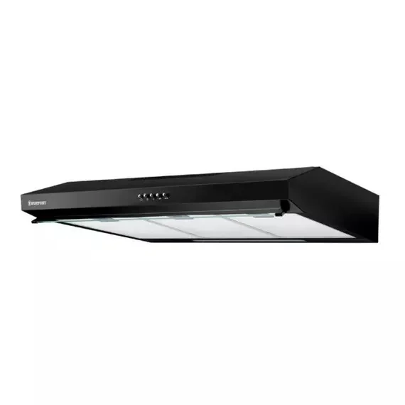 Westpoint Hood Cooker 90cm, 3-Speed Extraction, LED Lighting, Black WEQ-9517.PMN