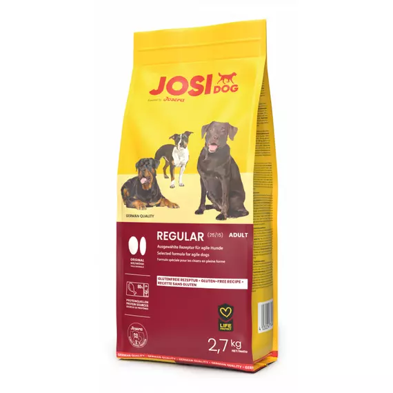 Josidog Regular Dry Dog Food Premium for Adult Dogs 2.7kg (Pack of 3) (E-EX)