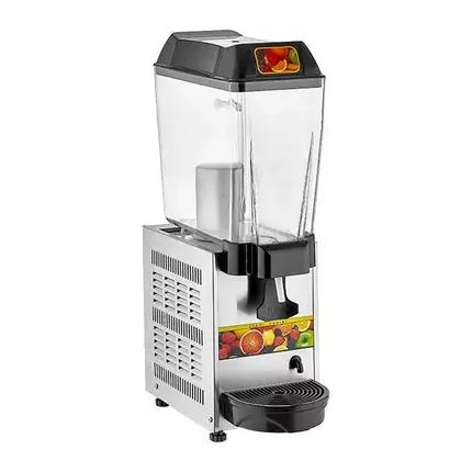 Remta Single Juice Cooler 20L 550 Kcal, Break-Resistant Polycarbonate Chamber, Stainless Steel Side & Front Plates, Quiet, Durable, Powerful Compressor RMT05