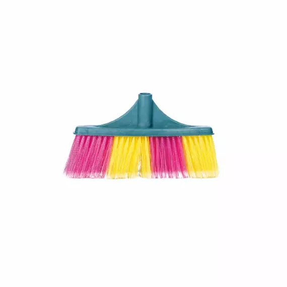 TBP Sambusa Coloured Soft Fibre Broom with Handle 109 Pack of 24