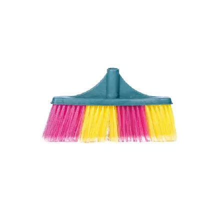 TBP Sambusa Coloured Soft Broom with Handle - Above 30 ctns 109-S Pack of 24