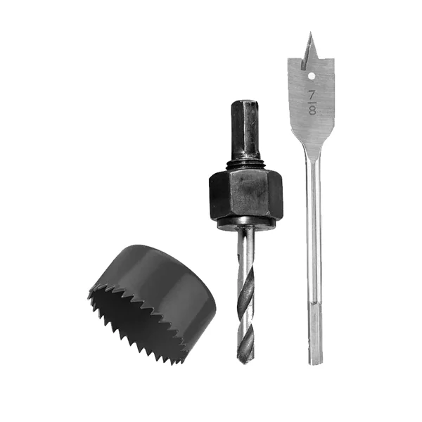 Total Lock Installation Hole Saw Set 3pcs TACSH1031