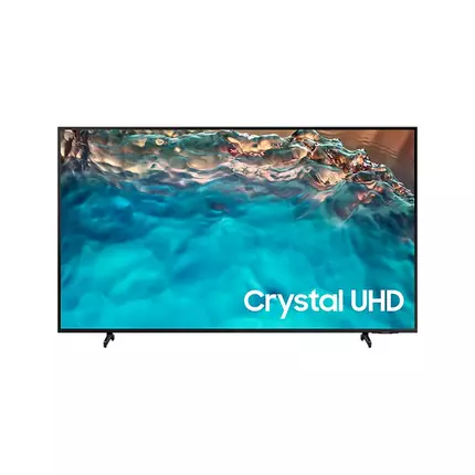 Samsung 50" LED 4K Crystal UHD Smart TV, Air Slim Design, Smart Hub, HDR, Motion Xcelerator, OTS Sound, Solarcell Remote 50BU8000