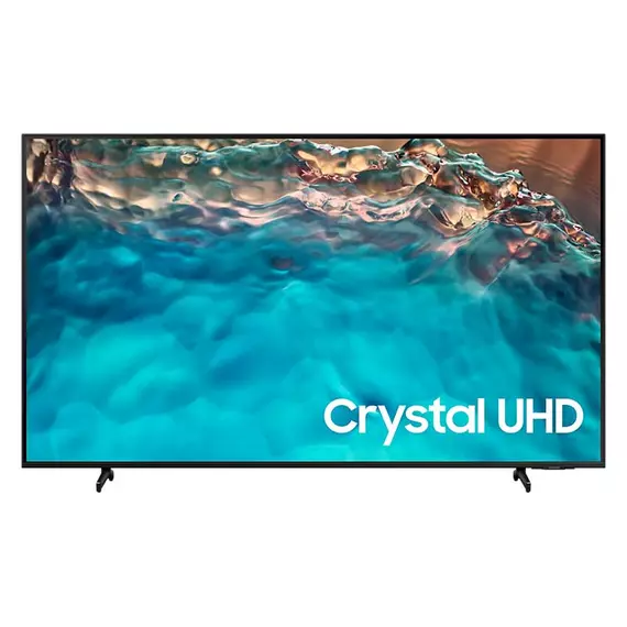 Samsung 85" LED 4K Crystal UHD Smart TV with Air Slim Design, Smart Hub, HDR, Motion Xcelerator, OTS Lite, Solarcell Remote  85BU8000