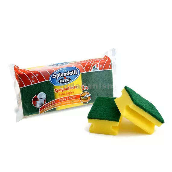 Arix Sponge Scourer Easy Grip 3pcs 124 Pack of 5