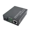 Fiber Optical Media Converter 1 Port SFP to 1 RJ45 Gigabit Optical Fiber Ethernet 10/100/1000M