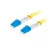 Fiber Optic Patch Cord LC/UPC-LC/UPC Single Mode Duplex 2 Meters G657A1-LSZH