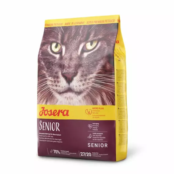 Josera Senior Katze Dry Cat Food Super Premium Gentle for Older Cats 2kg (Pack of 6) (E-EX)