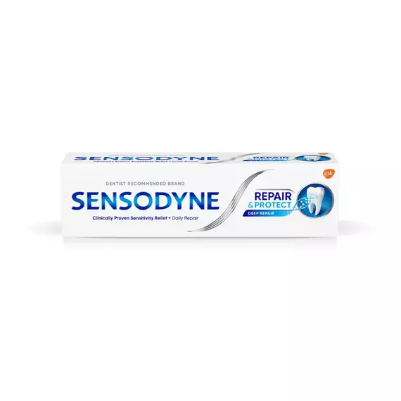 Glaxo Sensodyne Toothpaste 75ml Repair & Protect forms Repairing Layer Over Sensitive Areas of Teeth 25918