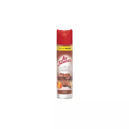 Shield-Home Air Scents Aerosol Air Enhancer Amber & Oud 300ml SH1498