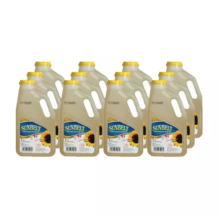 Sunbelt Sunflower Oil 1L Jerrycan (Pack of 12Pcs) (E-EX)
