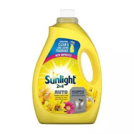 Sunlight Machine Wash 2in1 Auto Liquid 3L Summer Sensations