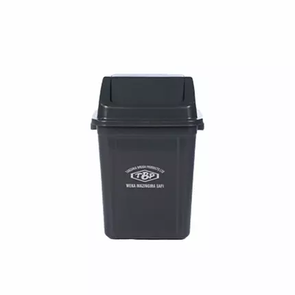 TBP Dustbin 40L without Pedal & Wheels Grey TBP-40A-GREY