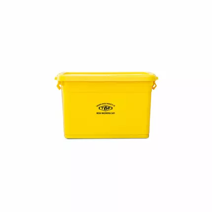 TBP Lock Type Storage Bin 40L Yellow TBP-40B-YELLOW