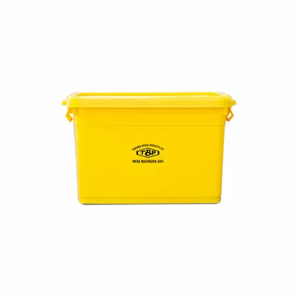 TBP Lock Type Storage Bin 60L Yellow TBP-60C-YELLOW