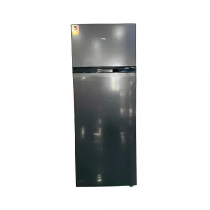 TCL Refrigerator 210L Double Door Top Freezer, De Frost P270TM