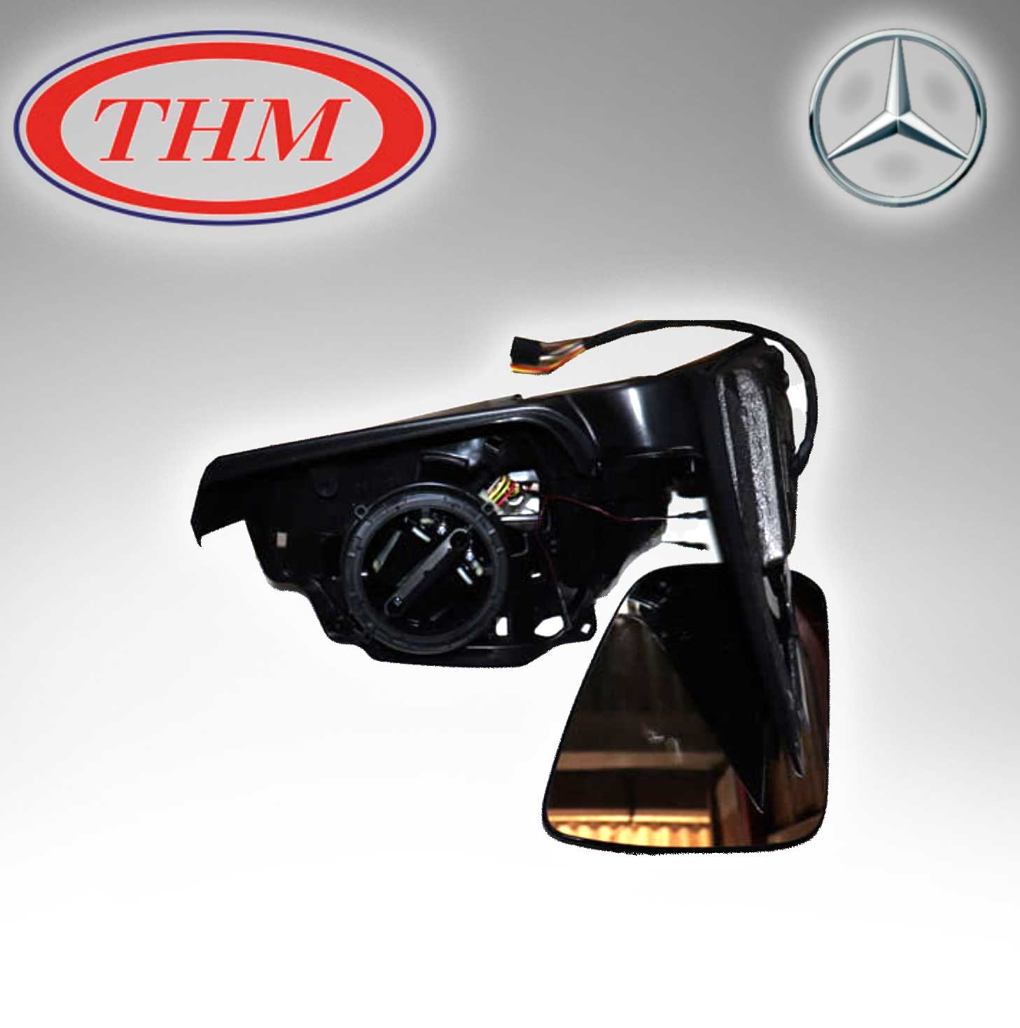 THM TH-204METR (Taiwan) SIDE MIRROR, #11PINS RH For Mercedes Benz W204 2048100276 + 2048110607 + 2048100421