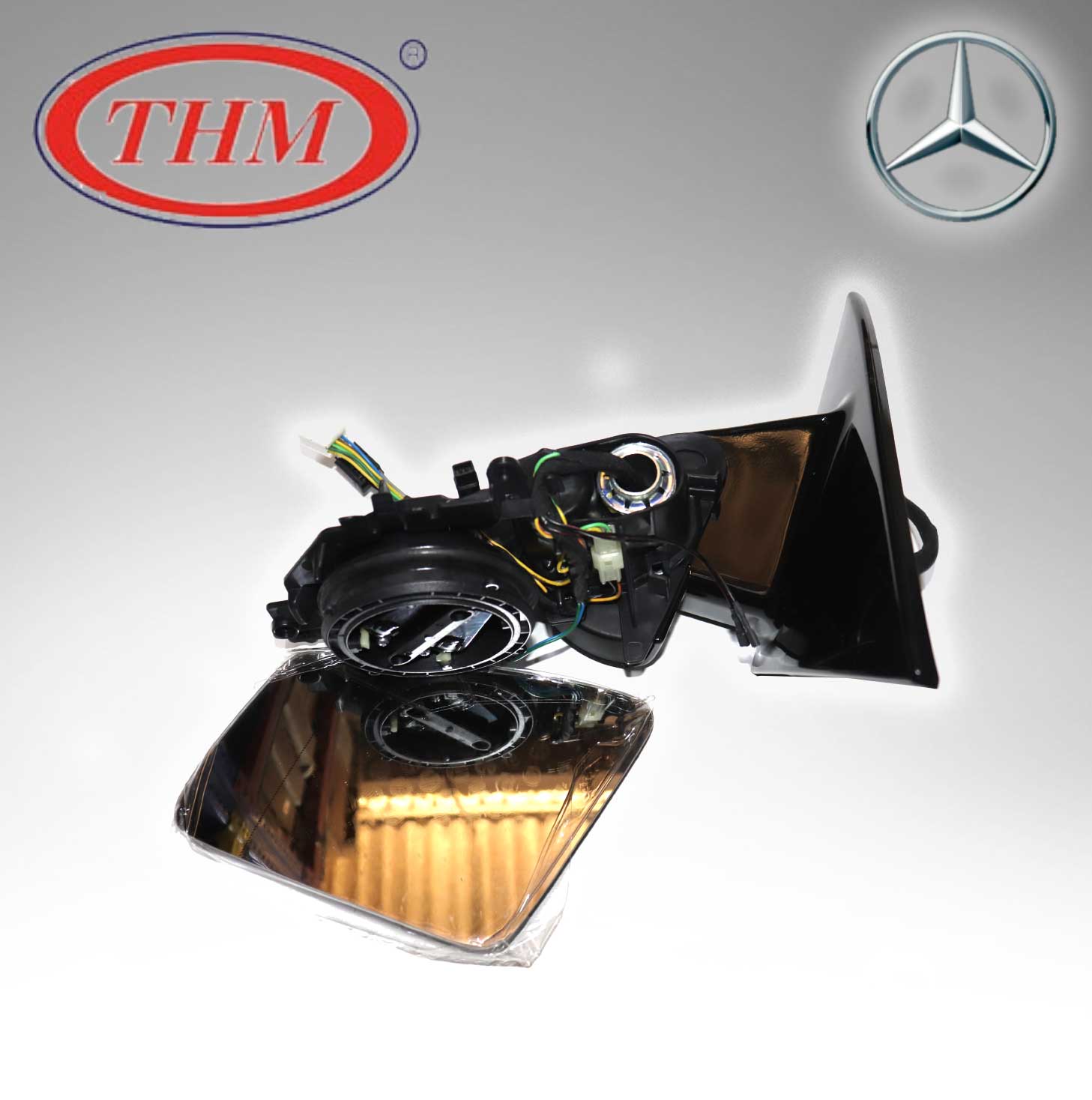 THM TH-210BL (Taiwan) ELECT. HEAT FOLDING L For MERCEDES BENZ W202, W210, W140, 2028101116 + 2108110160